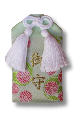 上地八幡宮の御守　ピンク