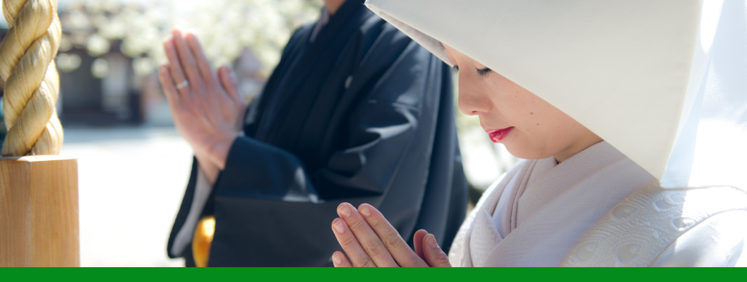 上地八幡宮での結婚式